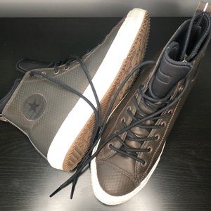 Leather Converse Chuck Taylor shoes